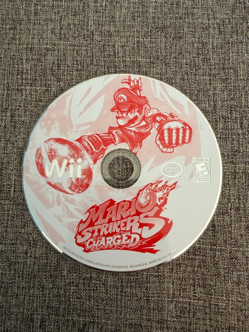 Mario Strikers Charged Nintendo Wii Disc